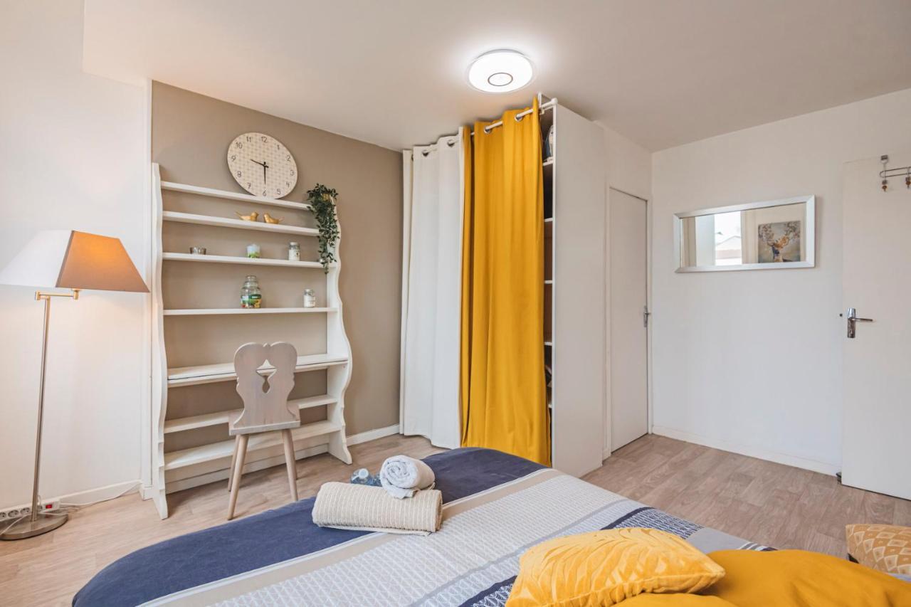 Joli Studio"Le Clair Logis" Gare Centre Petit Dejeuner Possible Reims Exteriör bild